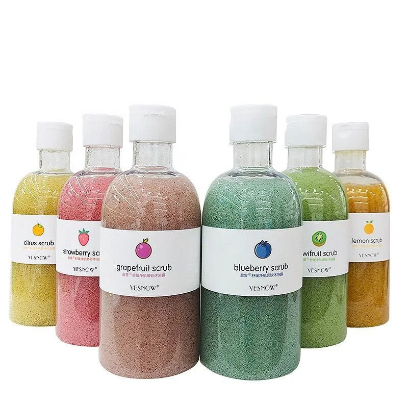 Private Label Customized logo Fruit flavor 400ml Body Skin Scrub Fruit Scrub Best Whitening Exfoliating Scrub Shower Gel, 4 colors
Private Label Customized logo Fruit flavor 400ml Body Skin Scrub Fruit Scrub Best Whitening Exfoliating Scrub Shower Gel, 4 colors