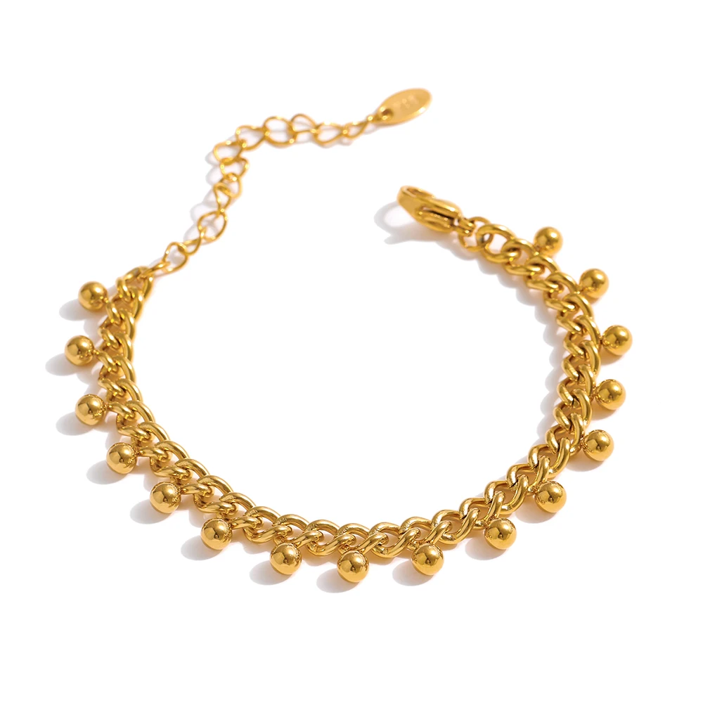 JINYOU 1000 Charm Stainless Steel Gold Bohemian Chain Bracelet Bangle Jewelry for Women
JINYOU 1000 Charm Stainless Steel Gold Bohemian Chain Bracelet Bangle Jewelry for Women