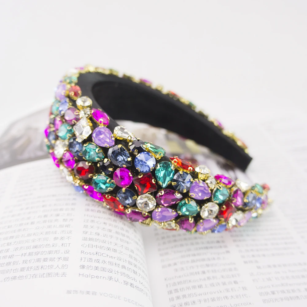 2021 Hot Selling New high quality rhinestone hairband faux diamond headband luxury bling diamond headband, Black gold color silver
2021 Hot Selling New high quality rhinestone hairband faux diamond headband luxury bling diamond headband, Black gold color silver