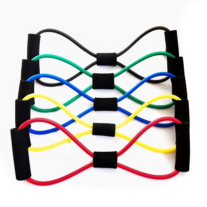 Figure 8 shaped Exercise Training Elastic Pulling Rope Latex Yoga Resistance Band fitness multi gym accessories Equipment, Many items
Figure 8 shaped Exercise Training Elastic Pulling Rope Latex Yoga Resistance Band fitness multi gym accessories Equipment, Many items