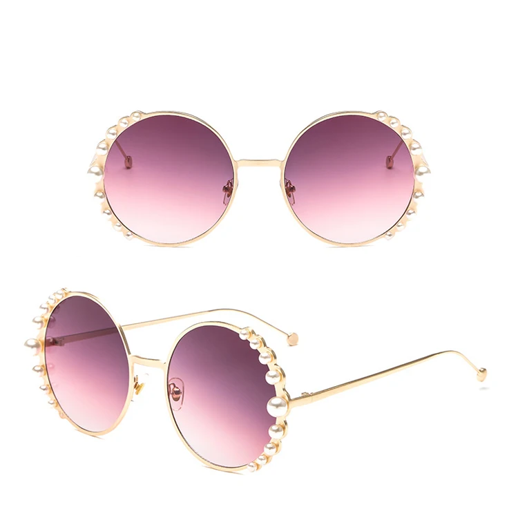 Women Sunglasses 2020 Oversized Round Pearl Fashion Shades Sunglasses Luxury Sun Glasses, As pictures show
Women Sunglasses 2020 Oversized Round Pearl Fashion Shades Sunglasses Luxury Sun Glasses, As pictures show