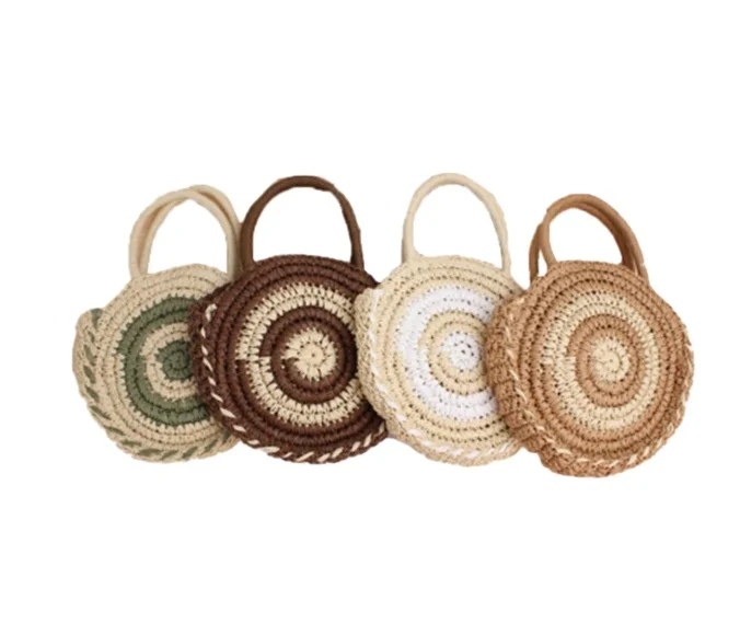 Summer beach vacation ladies travel large-capacity round single-shoulder straw woven bag
Summer beach vacation ladies travel large-capacity round single-shoulder straw woven bag