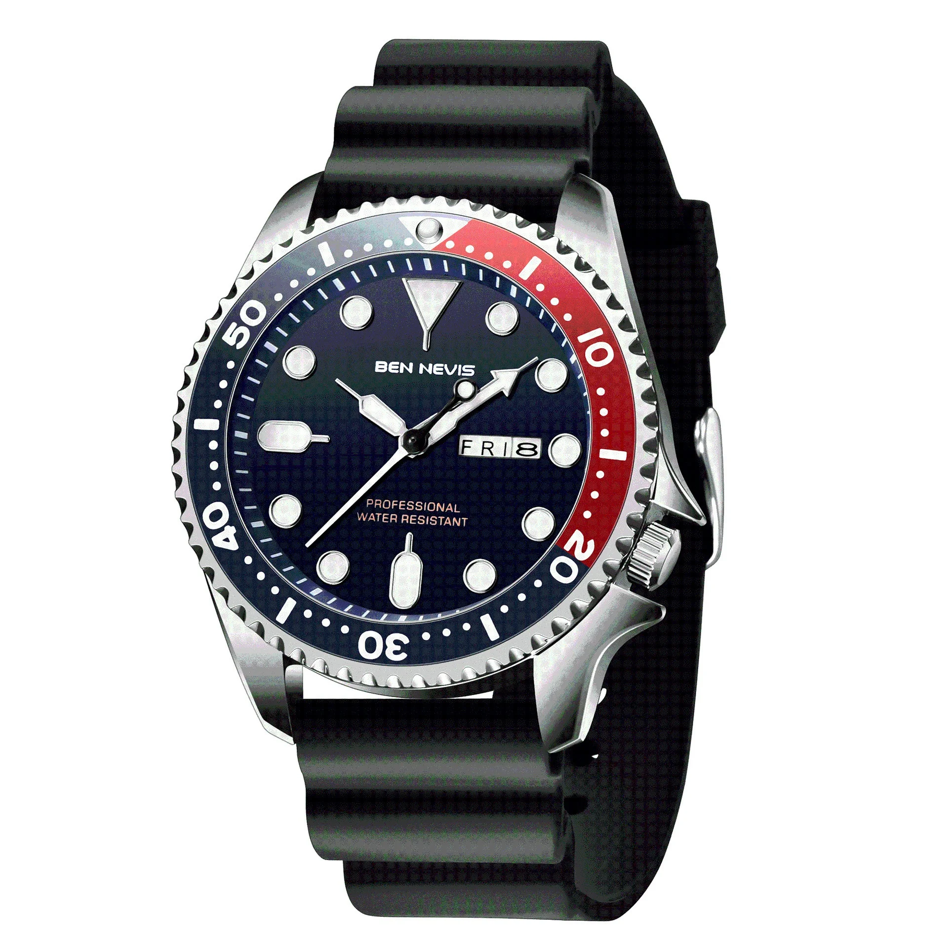 Fashion Rubber Strap Watch Two Tone Silicon Band Rotating Bezel Luminous Wristwatches Men Watch
Fashion Rubber Strap Watch Two Tone Silicon Band Rotating Bezel Luminous Wristwatches Men Watch