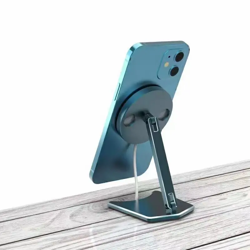 Foldable Aluminum Charger Holder with 180 Degree Adjustable Phone Holder Stand for Magsafe
Foldable Aluminum Charger Holder with 180 Degree Adjustable Phone Holder Stand for Magsafe