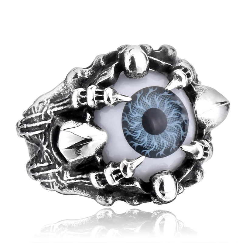 SS8-203R Man Personality Jewelry Accessories Steel Soldier Dragon Claw Jewelry Stainless Steel Eye Ring
SS8-203R Man Personality Jewelry Accessories Steel Soldier Dragon Claw Jewelry Stainless Steel Eye Ring