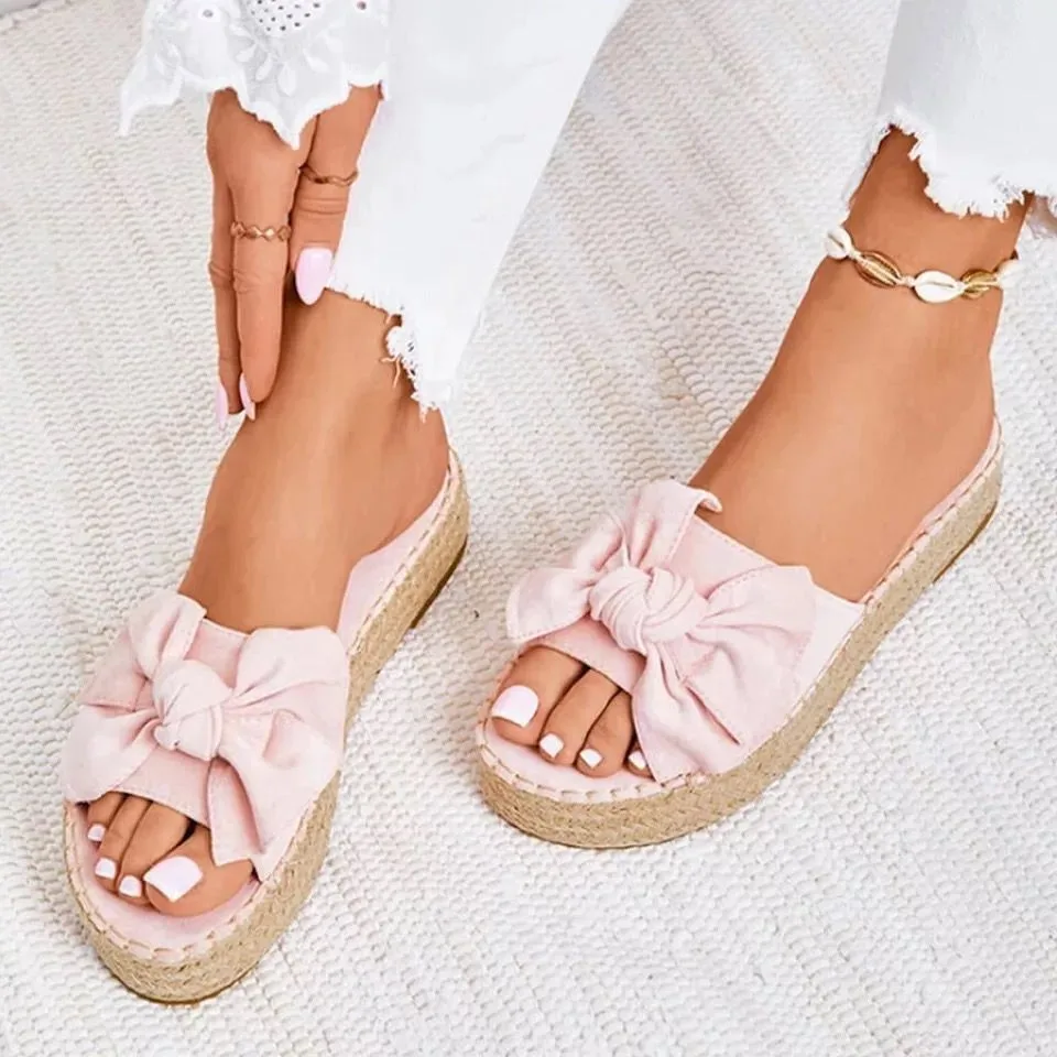 2021 rope sandals shoes with bows solid color sandals flower beach slippers Hemp rope women fashion shoes outdoor pu slippers
2021 rope sandals shoes with bows solid color sandals flower beach slippers Hemp rope women fashion shoes outdoor pu slippers