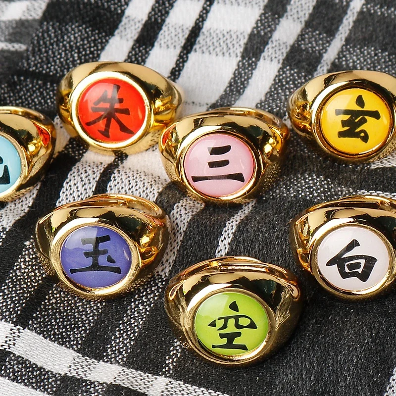 Wholesale Cosplay Anime Style 10pcs/box Rings Adjustable Naruto Set Akatsuki Rings Adjustable
Wholesale Cosplay Anime Style 10pcs/box Rings Adjustable Naruto Set Akatsuki Rings Adjustable