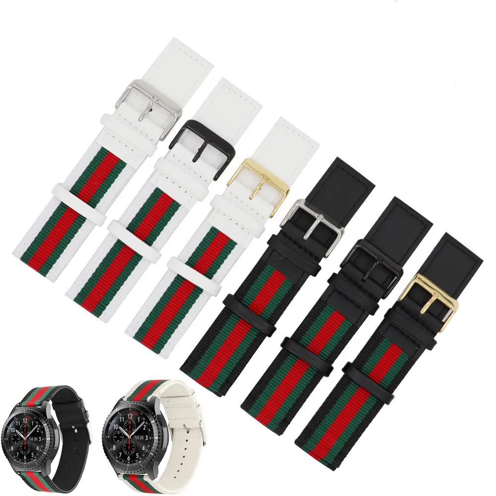 20MM 22MM Quick release Leather+Nylon watch Strap Band Bracelet for Samsung Galaxy watch 3 Gear s3 Frontier, Customized
20MM 22MM Quick release Leather+Nylon watch Strap Band Bracelet for Samsung Galaxy watch 3 Gear s3 Frontier, Customized
