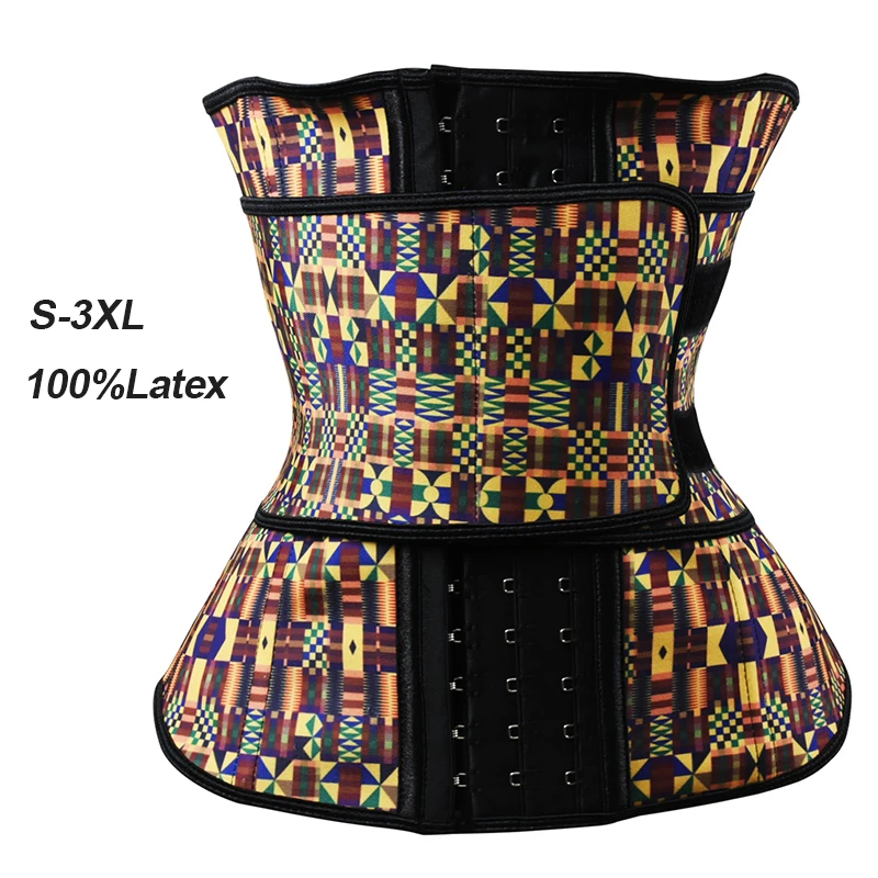 Ladies High Waist Slimming African printed Latex Corset Compression Tummy Control Waist Cincher Waist Trainer, As picture
Ladies High Waist Slimming African printed Latex Corset Compression Tummy Control Waist Cincher Waist Trainer, As picture