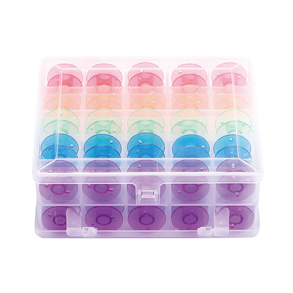Injection Molding Transparent Colorful Plastic Bobbin For Sewing Plastic Sewing Machine Bobbin With Plastic Box
Injection Molding Transparent Colorful Plastic Bobbin For Sewing Plastic Sewing Machine Bobbin With Plastic Box