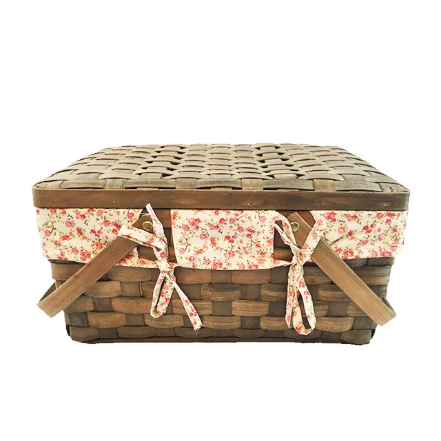 Renel Wholesale Eco-friendly Natural Wood Woven Collapsible Wooden / Picnic / Basket
Renel Wholesale Eco-friendly Natural Wood Woven Collapsible Wooden / Picnic / Basket