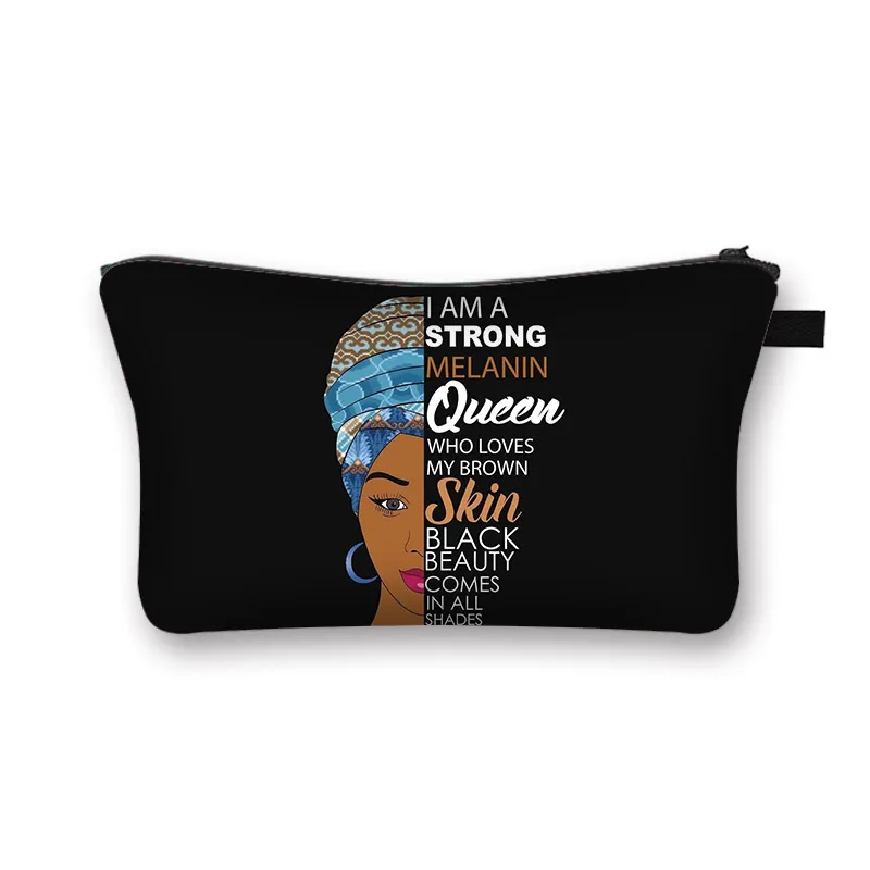 Black Beauty Print Cosmetic Bag African Art Girl Light Portable Storage Bags Ladies Personalized Cosmetic Cases, Customized
Black Beauty Print Cosmetic Bag African Art Girl Light Portable Storage Bags Ladies Personalized Cosmetic Cases, Customized
