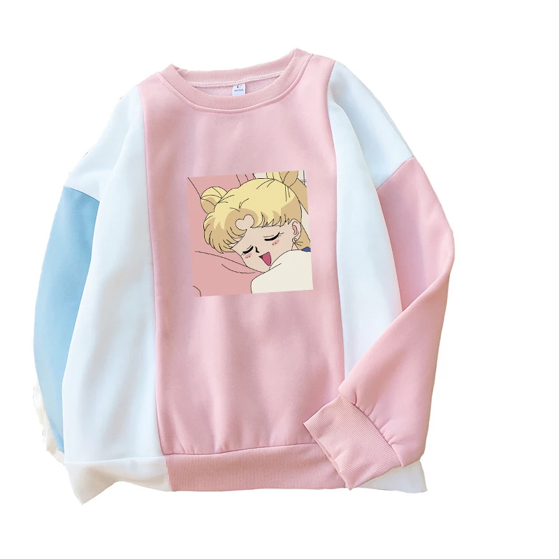 Best Quality Hoodies Women Sailor Moon Printed Fashion Cute Fleece Sweatshirt Casual Cotton Harajuku For Female Thicken Clothing
Best Quality Hoodies Women Sailor Moon Printed Fashion Cute Fleece Sweatshirt Casual Cotton Harajuku For Female Thicken Clothing
