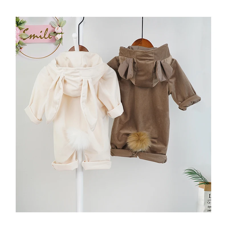 Hot Selling Corduroy New Born Baby Clothes Romper Baby Jumpsuit Long Sleeve Autumn And Winter Bear Costumes
Hot Selling Corduroy New Born Baby Clothes Romper Baby Jumpsuit Long Sleeve Autumn And Winter Bear Costumes