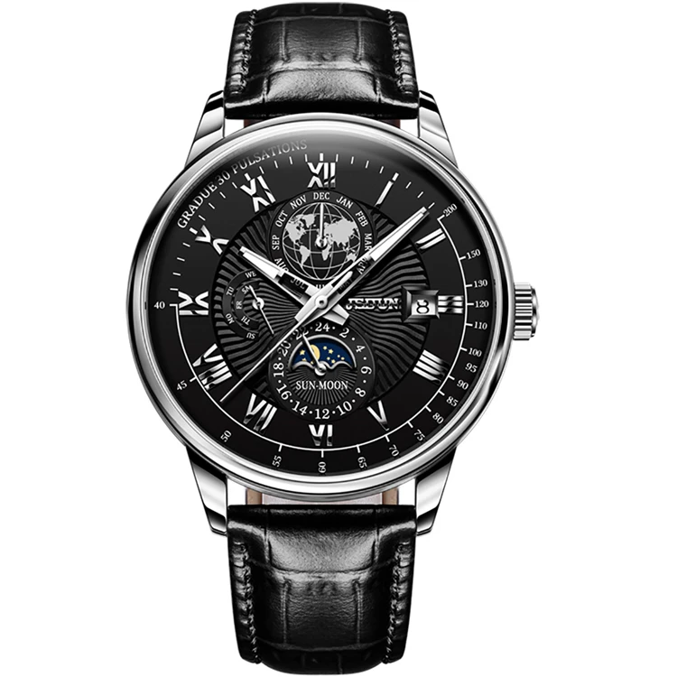 JSDUN 8909 Oem luxury classic Original Movement leather Strap Wristwatches Automatic Movement Mechanical Watches mens wristwatch
JSDUN 8909 Oem luxury classic Original Movement leather Strap Wristwatches Automatic Movement Mechanical Watches mens wristwatch