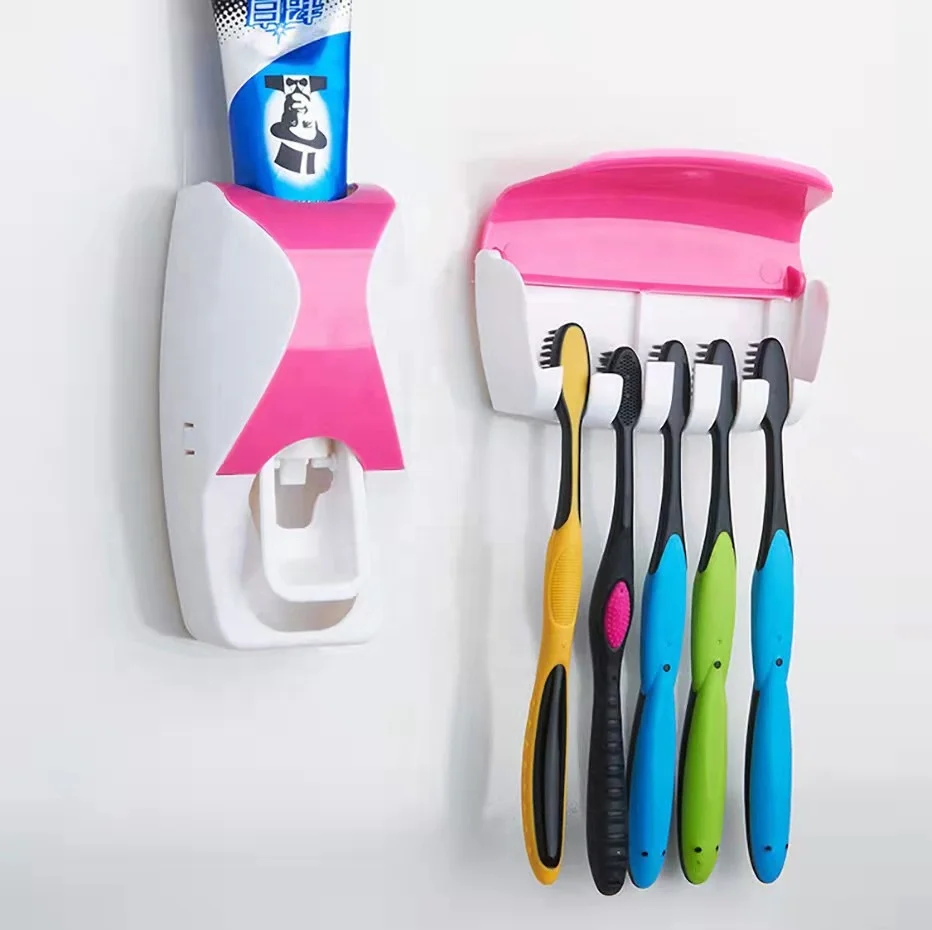 Household Bathroom Wall Mount Automatic Toothpaste Dispenser With Toothbrush Holders
Household Bathroom Wall Mount Automatic Toothpaste Dispenser With Toothbrush Holders