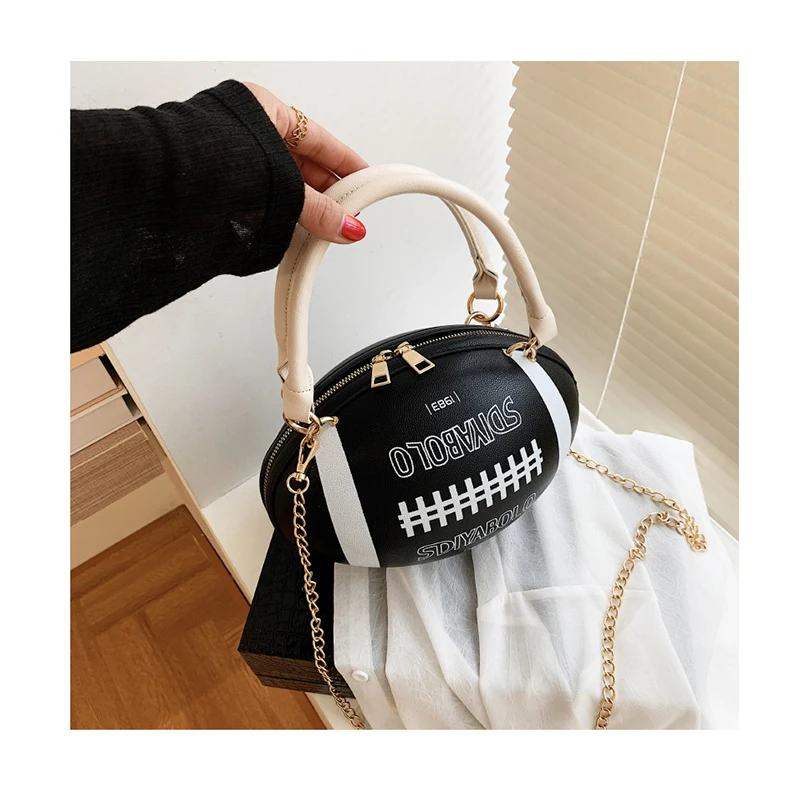 Funny Personality Alphabet Handbags Rugby Shape Shoulder Bags for Women Casual Oval Totes PU Leather Messenger Crossbody Bags
Funny Personality Alphabet Handbags Rugby Shape Shoulder Bags for Women Casual Oval Totes PU Leather Messenger Crossbody Bags