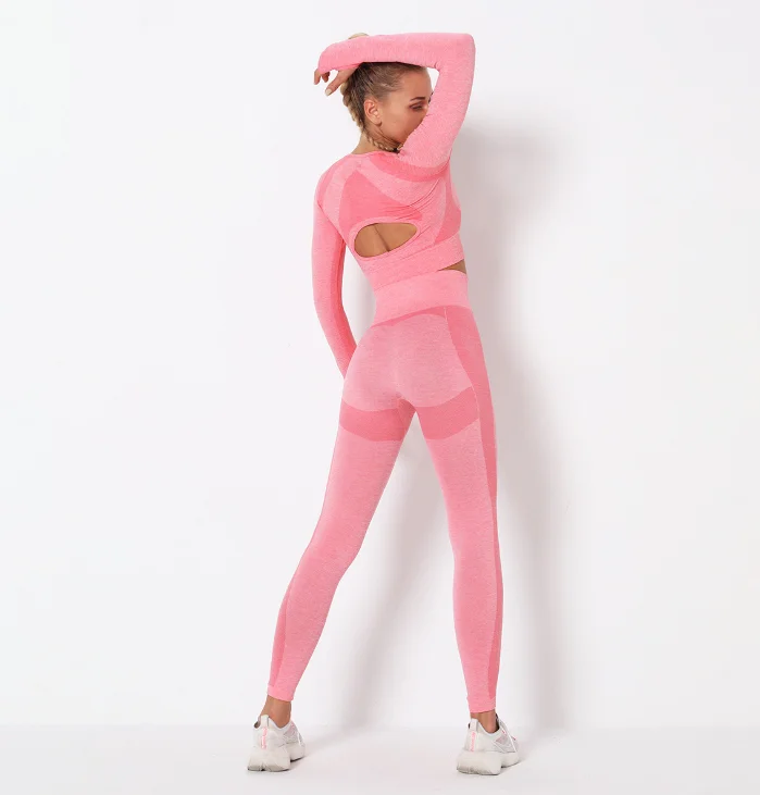 2020 ladies women seamless athletic active wear gym wear workout clothing yoga set running jogging legging sport wear for women, Customized colors
2020 ladies women seamless athletic active wear gym wear workout clothing yoga set running jogging legging sport wear for women, Customized colors