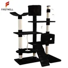 Wood Factory OEM Design Wholesale Big Quality Cat Climbing Tower Low Moq Cat House Furniture