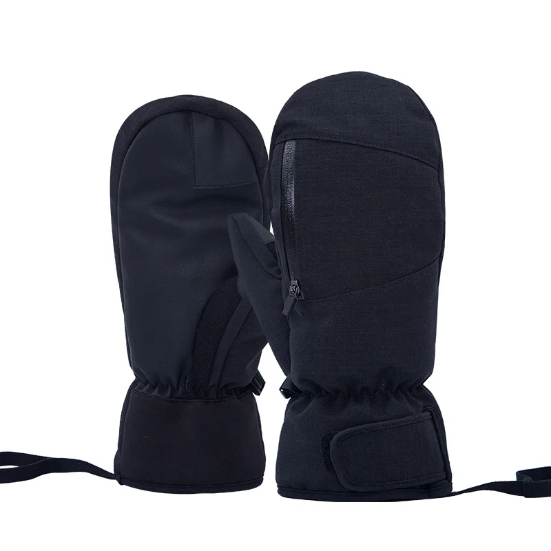 Adult Thermal Ski Mittens Men Women Winter Mitts Waterproof Warm Snowboard Windproof Snow Gloves, Black
Adult Thermal Ski Mittens Men Women Winter Mitts Waterproof Warm Snowboard Windproof Snow Gloves, Black