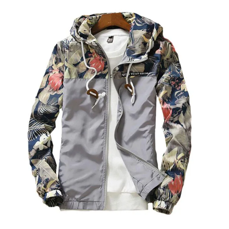 New Arrival Mens Jackets Autumn Long Sleeve Slim Male Coats Outdoor Zipper Men Floral Printed Camouflage Jackets
New Arrival Mens Jackets Autumn Long Sleeve Slim Male Coats Outdoor Zipper Men Floral Printed Camouflage Jackets