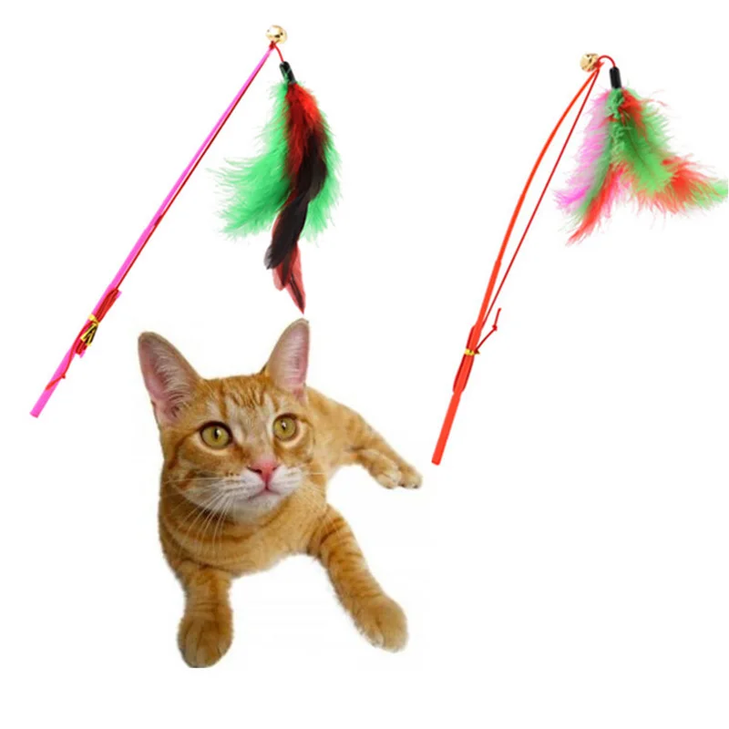 Pet Cat Bell The Dangle Faux Mouse Feather Rod Roped Funny Fun Playing Toy Funny Fishing Rod Game Wand Feather Stick Toy for Cat, Picture
Pet Cat Bell The Dangle Faux Mouse Feather Rod Roped Funny Fun Playing Toy Funny Fishing Rod Game Wand Feather Stick Toy for Cat, Picture