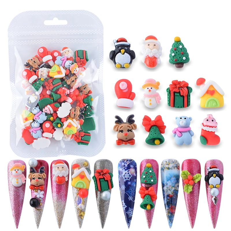 Popular 3D Alloy Metal Resin Christmas Nail Art Design Rhinestones Nails Charm For Nails Decoration Supplies, Colorful
Popular 3D Alloy Metal Resin Christmas Nail Art Design Rhinestones Nails Charm For Nails Decoration Supplies, Colorful