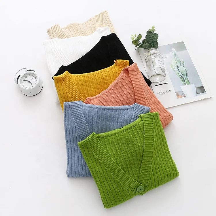 2019 New Fashion top quality V-Neck Long Sleeve Solid multicolor Knitted Cardigan Sweaters, Picture
2019 New Fashion top quality V-Neck Long Sleeve Solid multicolor Knitted Cardigan Sweaters, Picture