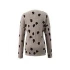 OEM Leopard Baggy Sueter Angora Soft Warm Middle Age Wool Women Sweater