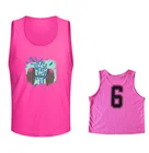 Oem factory custom logo soccer training mesh vest bibs