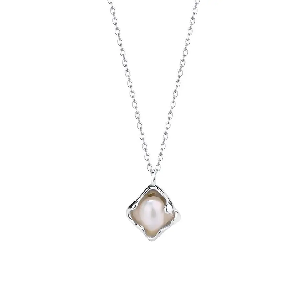 Elegant 2024 wholesale 925 sterling silver natural pearl necklaces single charm irregular bezel big pearl necklace
Elegant 2024 wholesale 925 sterling silver natural pearl necklaces single charm irregular bezel big pearl necklace