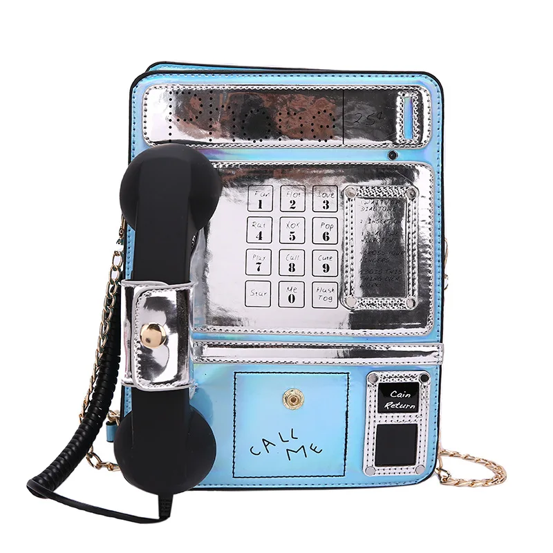 2021 fashion crossbody bag emulational public telephone shoulder bag luxury handbags for women, As pictures
2021 fashion crossbody bag emulational public telephone shoulder bag luxury handbags for women, As pictures