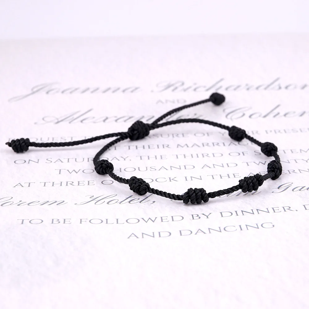 Minimalist Fashion Red Black Braided Rope Bracelet Delicate Handmade Knot Twist String Bracelet
Minimalist Fashion Red Black Braided Rope Bracelet Delicate Handmade Knot Twist String Bracelet