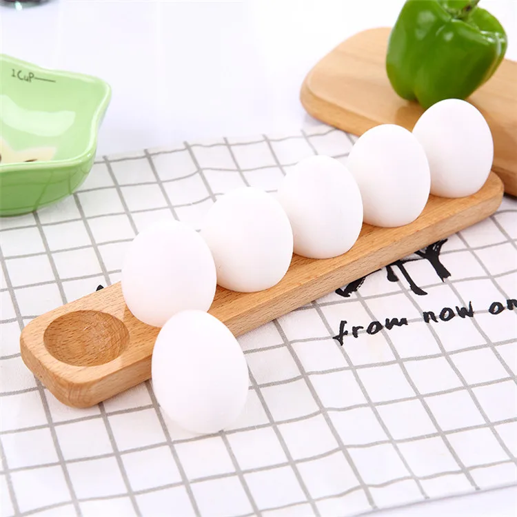 6 grid creative wooden egg tray practical eggs storage rack container for home kitchen organizer
6 grid creative wooden egg tray practical eggs storage rack container for home kitchen organizer