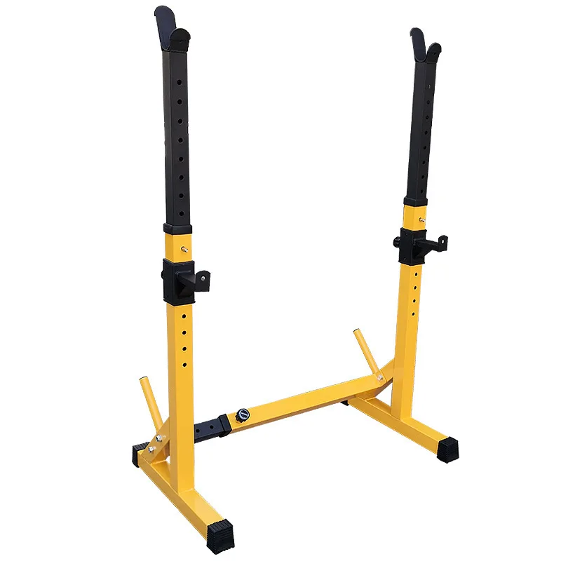 Adjustable Multi-Function Barbell Squat Rack Dip Stand Fitness Barbell Free Bench Press Stands, Yellow+black
Adjustable Multi-Function Barbell Squat Rack Dip Stand Fitness Barbell Free Bench Press Stands, Yellow+black