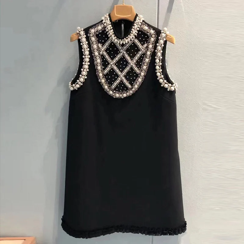 New arrival diamond inlaid handmade beaded elegant women's sleeveless dress casual dresses
New arrival diamond inlaid handmade beaded elegant women's sleeveless dress casual dresses