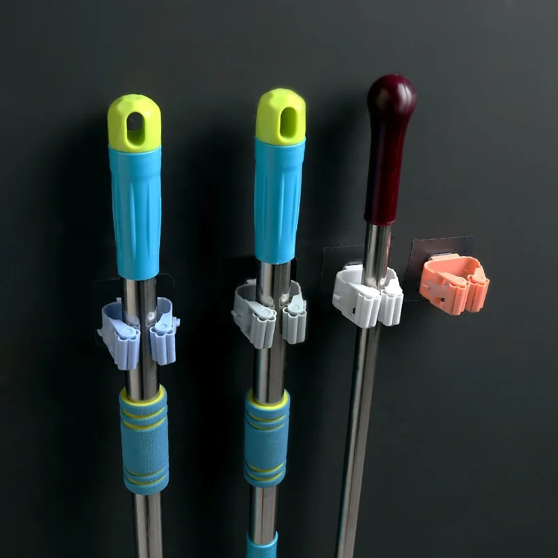 Broom Mop Holder, Broom Gripper Holds Self Adhesive Reusable No Drilling Super Anti-Slip, Wall Mounted Storage Rack
Broom Mop Holder, Broom Gripper Holds Self Adhesive Reusable No Drilling Super Anti-Slip, Wall Mounted Storage Rack