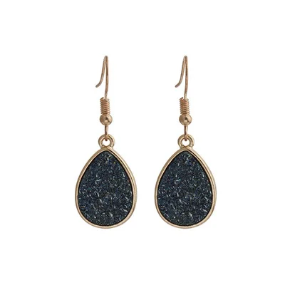 European Trendy Design Multi Color Oval Quartz Dangle Earrings Agate Stone Water Drop Earrings For Women Girls
European Trendy Design Multi Color Oval Quartz Dangle Earrings Agate Stone Water Drop Earrings For Women Girls
