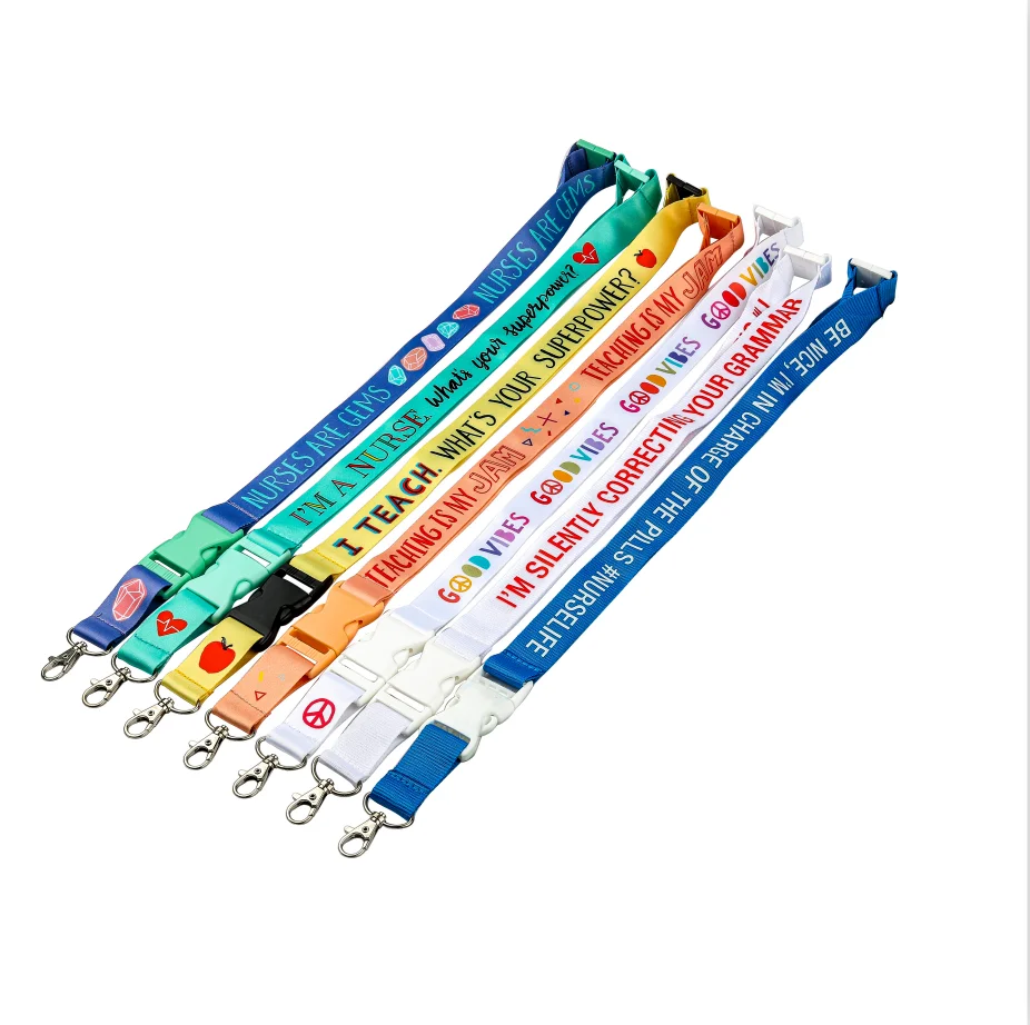 Multi color Keychain Holder Safety Polyester Neck Straps Lanyard for phonekey and ID
Multi color Keychain Holder Safety Polyester Neck Straps Lanyard for phonekey and ID