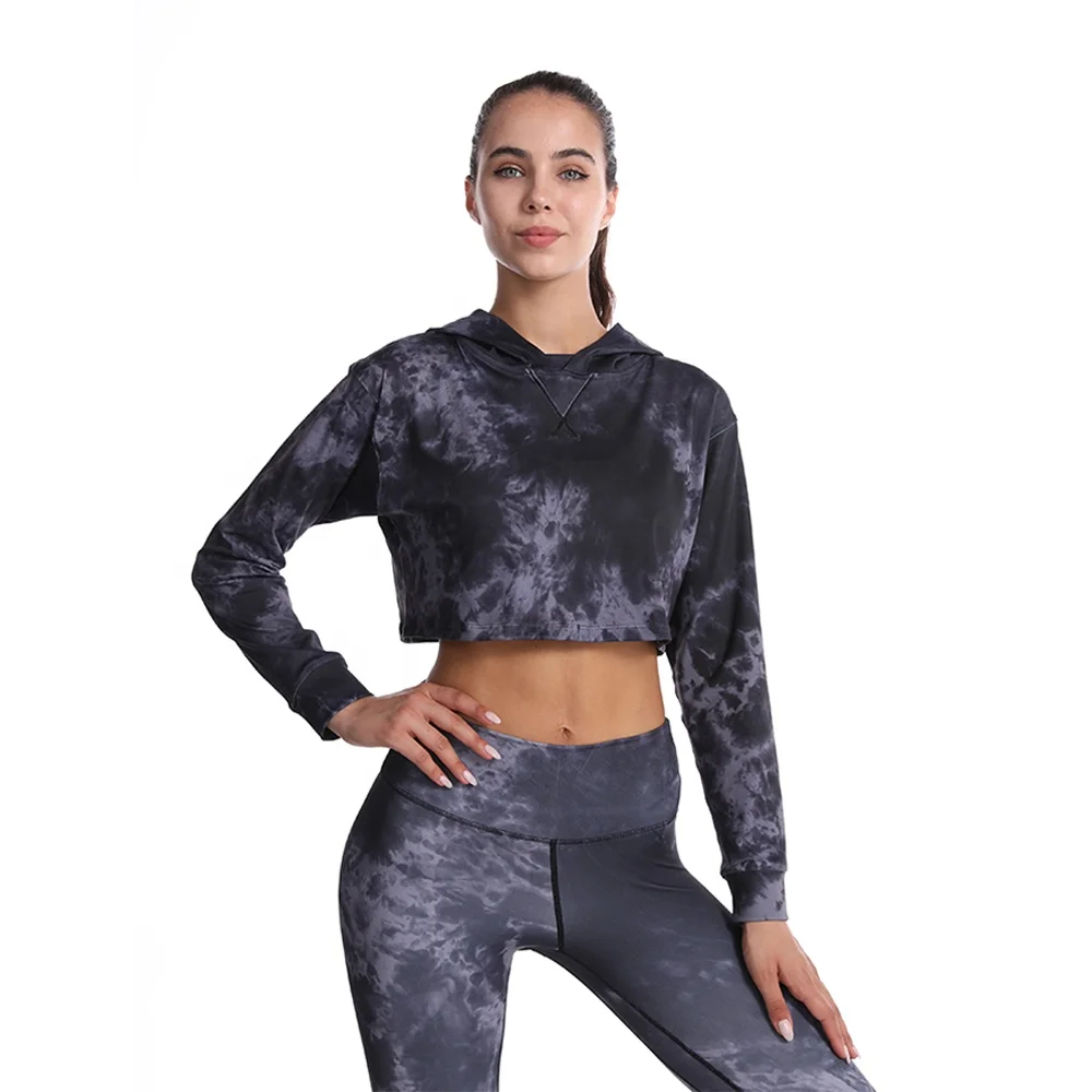 New fashion sell well running hoodie and leggings High elasticity tie-dying High quality yoga leggings set fitness womens, As picture
New fashion sell well running hoodie and leggings High elasticity tie-dying High quality yoga leggings set fitness womens, As picture