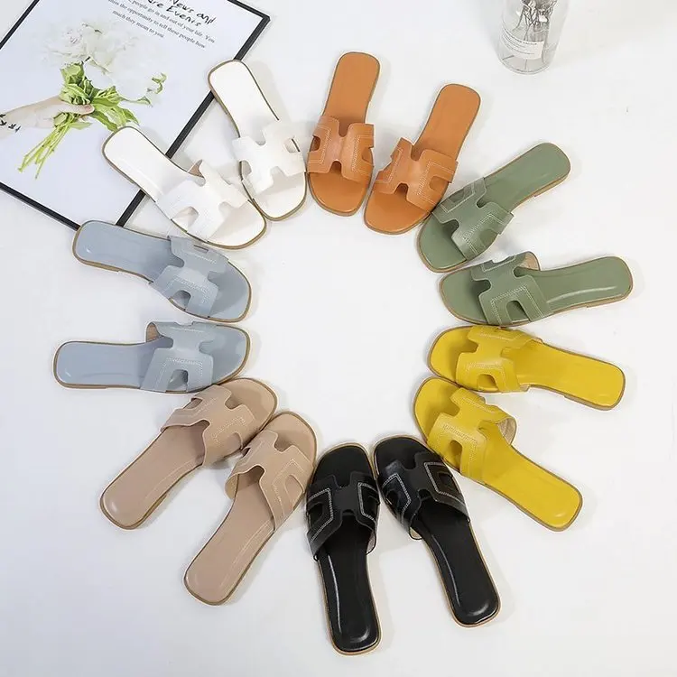 wholesale colorful summer Anti-slip High Quality H Slippers ladies Flat Heel Women's Sandals, Different colors
wholesale colorful summer Anti-slip High Quality H Slippers ladies Flat Heel Women's Sandals, Different colors