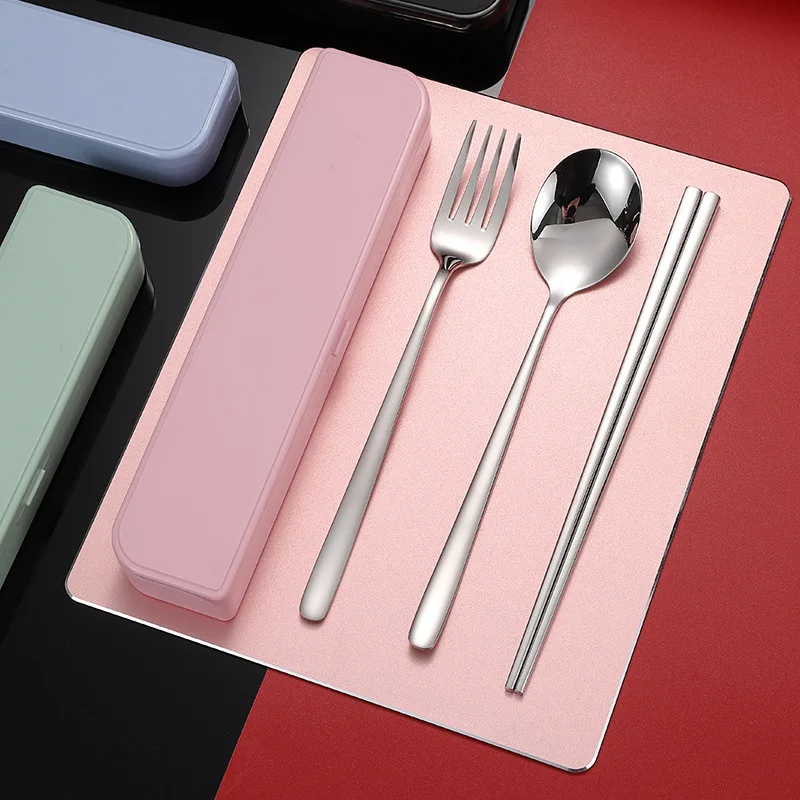 Hot Sale 304 Stainless Steel Three-piece Cutlery Set Portable Camping Flatware Set For Students, Silver
Hot Sale 304 Stainless Steel Three-piece Cutlery Set Portable Camping Flatware Set For Students, Silver