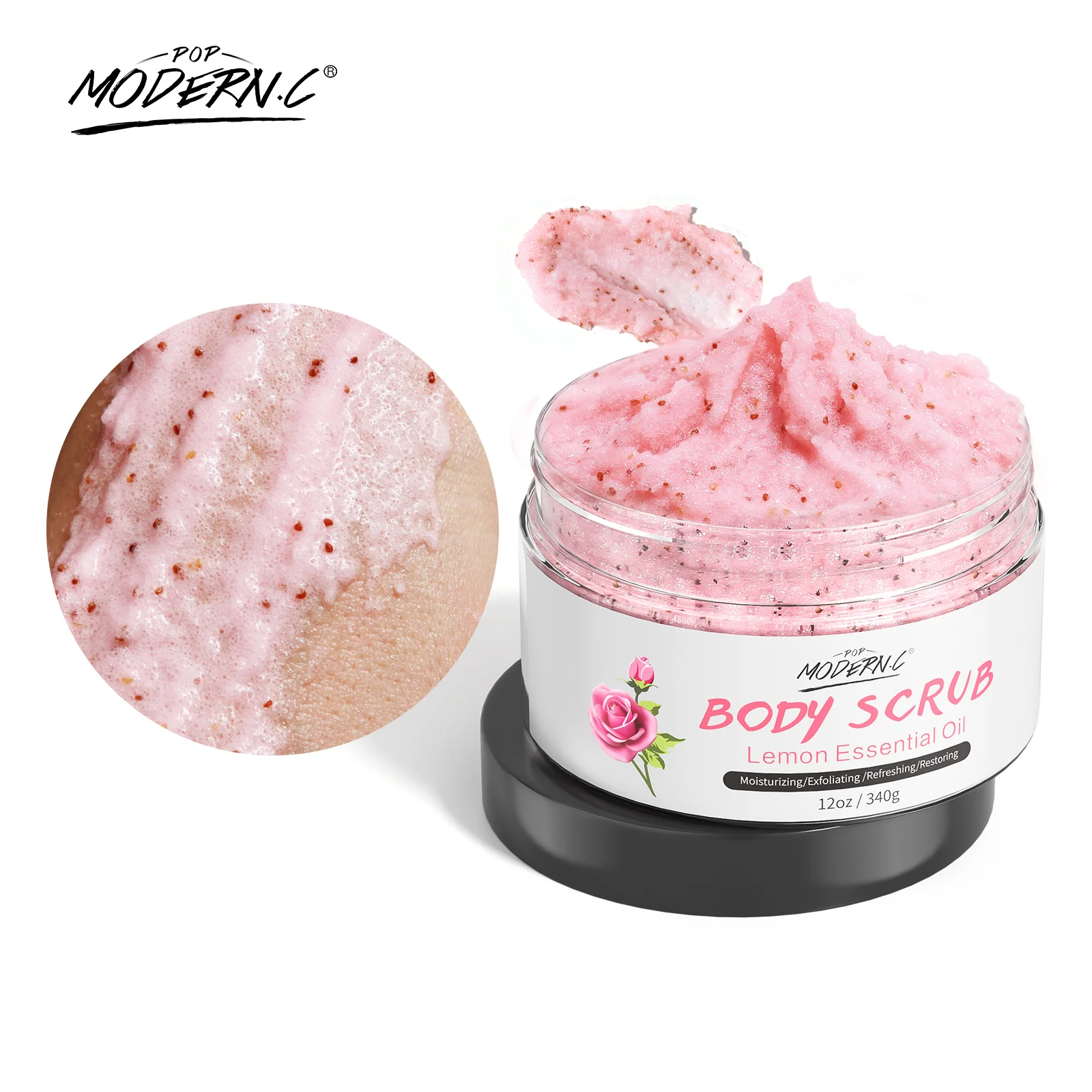 own brand wholesale customized acid beauty OEM coconut body scrub 
own brand wholesale customized acid beauty OEM coconut body scrub