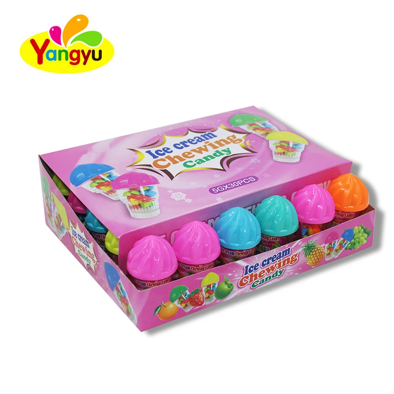 Ice cream Mini Fruit Chewing Gum Candy