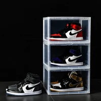 

Designed For Sports Shoes Drop Front Clear acrylic Shoe Storage Box Acrylic Shoe Container Nike Transparent Sneaker Box