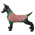 Embroidered Elk Christmas dog cat pet cloth clothes clothing sweater apparel coat jacket jumper dress wear