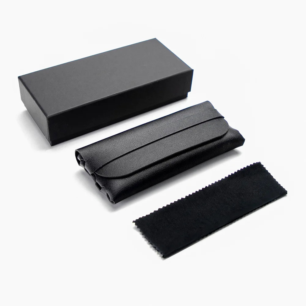 Sunglasses boxes Flat lens soft bag fashion leather glasses box sunglasses box packaging set
Sunglasses boxes Flat lens soft bag fashion leather glasses box sunglasses box packaging set