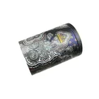 Custom crescent shape packaging storage tin box tea jar tin can