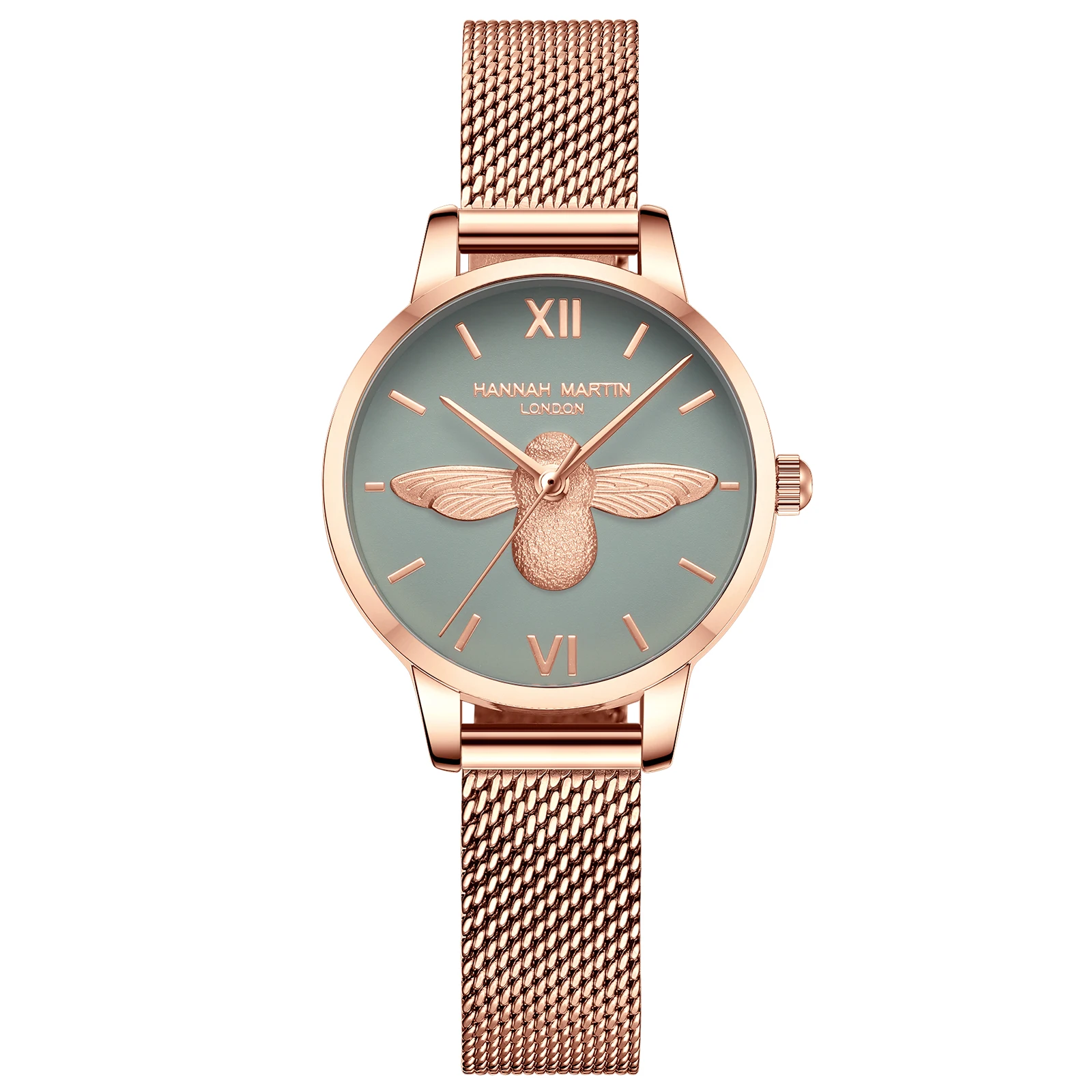 HM 3D Small Bee Dial Design Ladies Watches Steel Watch Bands Woman Quartz Watch
HM 3D Small Bee Dial Design Ladies Watches Steel Watch Bands Woman Quartz Watch