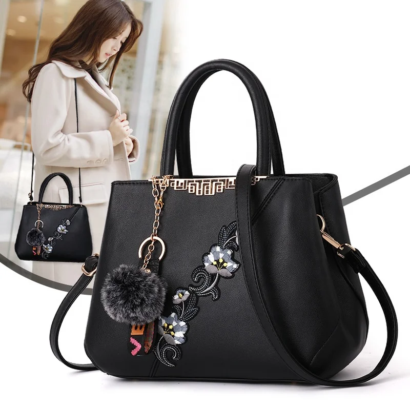 Women's Zipper / Flower PU(Polyurethane) / PU Top Handle Bag Color Block Black / Purple / Blushing Pink / Fall & Winter
Women's Zipper / Flower PU(Polyurethane) / PU Top Handle Bag Color Block Black / Purple / Blushing Pink / Fall & Winter